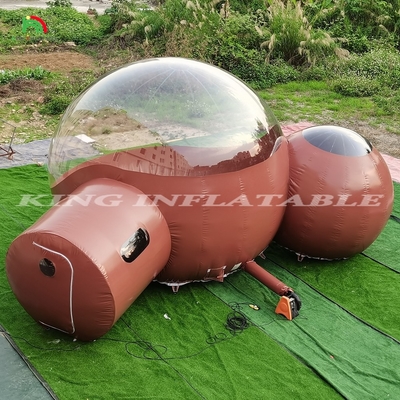 Надувная торговая палатка 2-го класса ПВХ Clear Eco Dome Camping