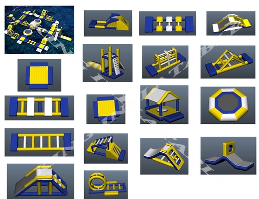Надувные плавучие морские водные парки Оборудование Морские большие водные игрушки Аквапарк