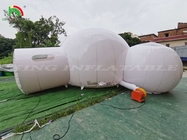 Надувный шатер с пузырьками Дом на открытом воздухе Гигант прозрачный надувный кристаллический купол Шатер с пузырями Отопленный