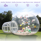 Надувная палатка на открытом воздухе Прозрачная кристаллическая купола Надувная палатка на воздушном шаре с воздушными шарами для свадьбы