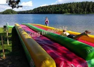 Красочные выделяющийся раздувные водные горки на дети 15*3м/раздувная спортивная площадка