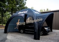 Прочный привлекательный небольшой черный раздувной шатер события для автостоянки