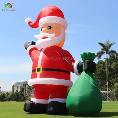 20ft 26ft 33ft 40ft Рождественский надувный Санта для наружного газона двор xChristmas Party декорации