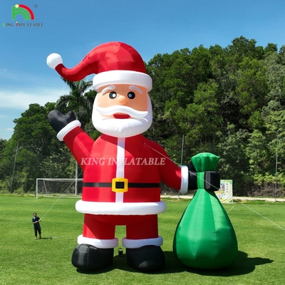 20ft 26ft 33ft 40ft Рождественский надувный Санта для наружного газона двор xChristmas Party декорации