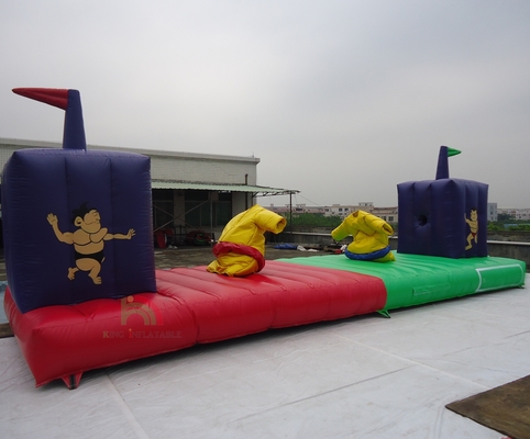 Высококачественный надувной игровой карнавал Батут Сумо Костюмы Bungee Run для взрослых и детей ﻿
