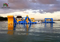Жара - сваривая гигантская синь аквапарк 30 * 25м раздувные для взрослых и детей