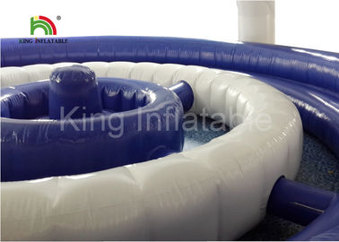 Подгонянные игрушки воды 8 * 5м водоустойчивые раздувные с СГС ЭН71 КЭ крышки шатра