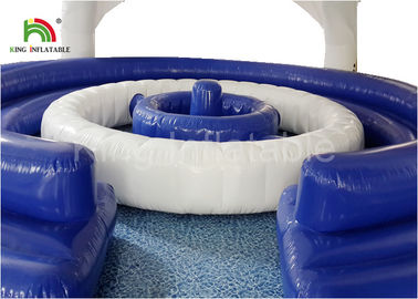 Подгонянные игрушки воды 8 * 5м водоустойчивые раздувные с СГС ЭН71 КЭ крышки шатра