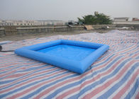 Бассеин воды PVC квадрата голубой раздувной/бассеин воды для глубины потехи 32cm малышей