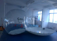 Круглые прозрачный раздувной пузырь шатра лужайки для располагаться лагерем, подвижной и складной