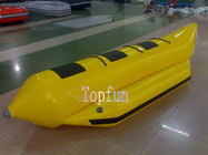 3 шлюпка банана Inflatables воды брезента PVC персоны 0.9mm раздувная желтая/шлюпка банана горячего сбывания раздувная