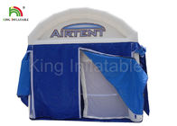 Воздухоустойчивый голубой раздувной маленький шатер воздуха структуры дома для различных событий