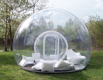 шатер пузыря PVC 1.0mm ясный раздувной/располагать лагерем шатер для Dia партии 4m семьи