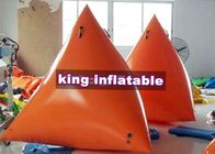 Игрушки ПВК раздувного треугольника плавая/оранжевые томбуи сигнала тревоги и объявления для аквапарк
