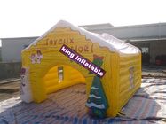 Раздувной желтый шатер события дома коробки и для крытого и на открытом воздухе дома