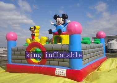 Симпатичное Mickey ягнится раздувной парк атракционов на скача потеха PVC 0.45mm до 0.55mm