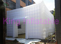 Большой раздувной шатер куба с дверью для свадебного банкета или торговой выставки