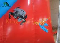 Дом прыжка скольжения человека красного паука большой раздувной сухой с брезентом ПВК