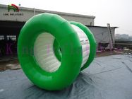 Игрушка завальцовки шарика воды зеленого/белого брезента ПВК раздувная для аквапарк