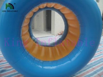 Игрушка голубых/желтого цвета раздувной воды идя шарика ПВК воды завальцовки для аквапарк