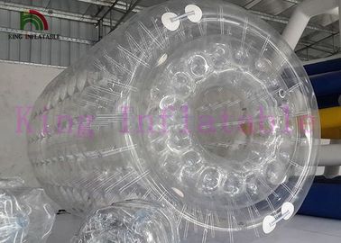 Ясный раздувной шарик завальцовки игрушки воды/воды с ясными точками
