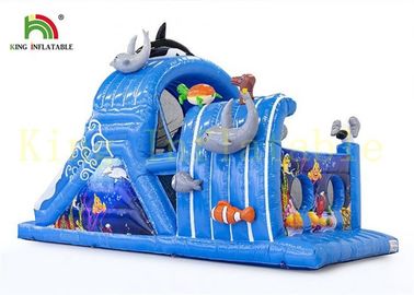 Красочный мир моря ягнится полоса препятствий крытых игрушек раздувная с огнезамедлительными материалами ПВК