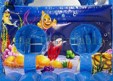 Красочный мир моря ягнится полоса препятствий крытых игрушек раздувная с огнезамедлительными материалами ПВК