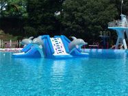 Игрушка дельфина скольжения воздуха брезента ПВК рекламы 0.9мм раздувная большая для аквапарк