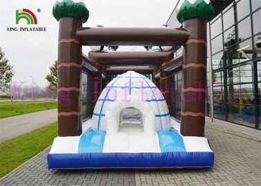 игры спорт льда ПВК 0.55мм и мира снега раздувные/изумительная полоса препятствий дизайна