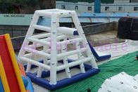 Скольжение на открытом воздухе цвета игрушки воды брезента ПВК 0.9мм гигантского раздувного изготовленного на заказ плавая