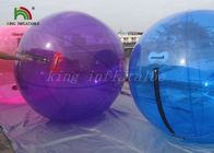 Пурпуровая/голубая большая прогулка PVC 1.0mm раздувная на диаметре шарика 2m воды для бассеина или озера