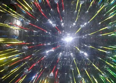 Светя Zorb/ясное раздувное Coloful светя внезапному шарику ролика для завальцовки Grassplot