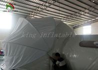 Semi ясный раздувной шатер гостиницы пузыря с занавесом для здания гостиницы