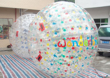 Цветастый шарик PVC раздувной Zorb/раздувной шарик завальцовки для малышей имеют потеху