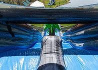 Водные горки крупного плана на открытом воздухе коммерчески гигантского Toboggan раздувные длинные взбираясь для брезента PVC взрослых детей