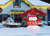 На открытом воздухе продукты рождества 10 m раздувные проветривают надутый снеговик праздника