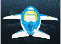 Игрушки воды брезента PVC сини 0.9mm самолет большой раздувной плавая