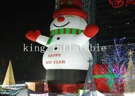 мультфильм снеговика рождества 5mH Inflatables для на открытом воздухе украшения рождества