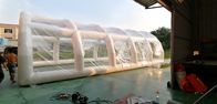 купол пузыря бассейна 12*6m воздухонепроницаемый ясный раздувной, водоустойчивый купол бассейна