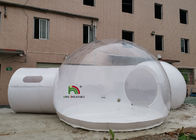 Шатер пузыря прозрачной гостиницы 5m раздувной ясный с тоннелем и Bathroom