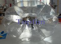 bal PVC/TPU 1.2mm/1.5mm прозрачный/цветастый Loopyball футбола пузыря бампера