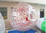 Шарика Zorb спорта красного цвета шарик хомяка гигантского раздувного людской с цветастым D-кольцом
