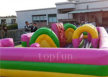Брезент PVC Платона, раздувная игра препоны парка атракционов для малышей