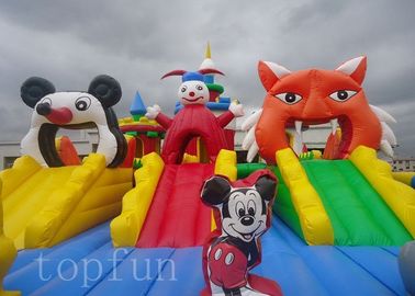 Парк атракционов мыши Mickey брезента PVC раздувной для коммерческих использований