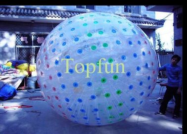 Покрасьте шарик Zorb D-кольца раздувной, шарик Zorb пузыря потехи парка