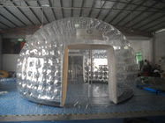Напольный раздувной прозрачный шатер пузыря, шатер купола PVC ручной работы ясный