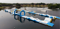 Игра спорта полосы препятствий аквапарк OEM раздувная плавая скача