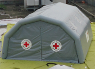 Укрытие серого шатра PVC раздувного аварийного медицинское на открытом воздухе временное