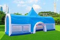 Голубой большой раздувной шатер события PVC для коммерчески рекламы
